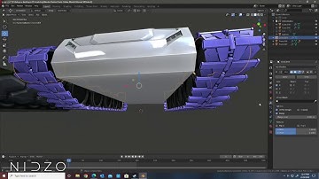 Tanki Online Hornet M3 (Mk1-Mk7) | Blender Time-lapse