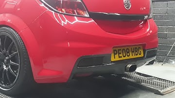 320bhp Astra vxr Dyno run! flames 🔥
