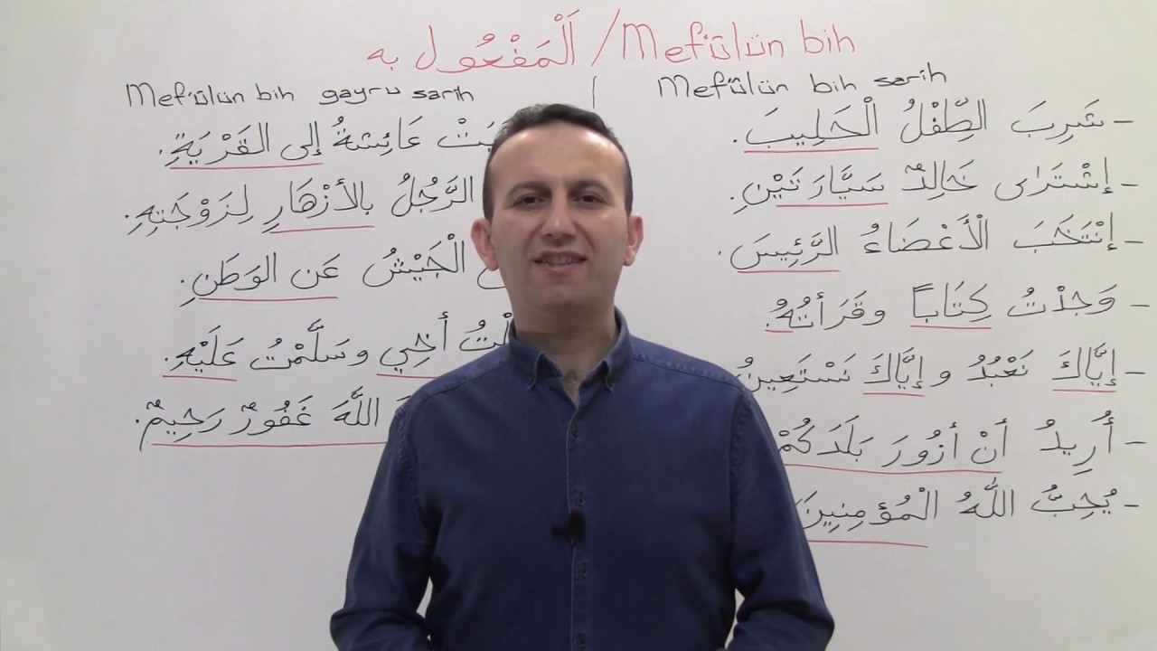 Mefulün bih (Arapça'da Fiil Cümlesi) - Sıfırdan Arapça Gramer Dersleri-Nahiv- A 1 Arapça- 12. Ders