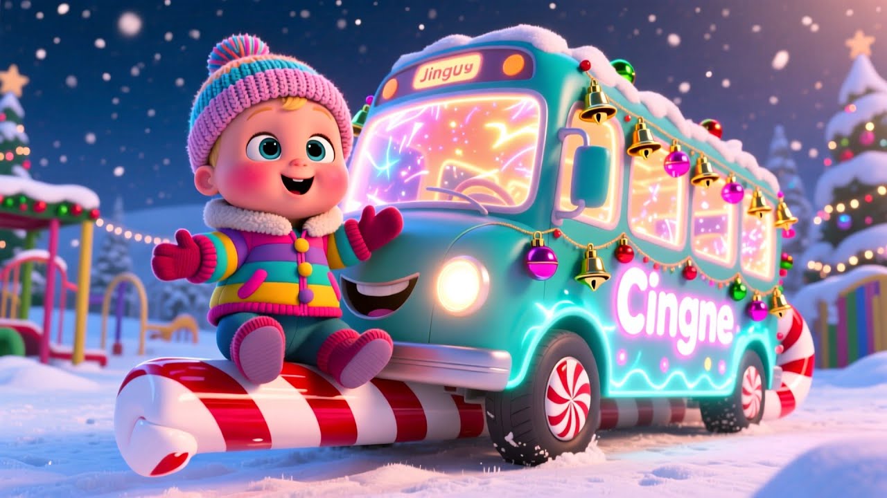 Baby’s Candy Cane Ride 🍭🎠 | Fun Learning Adventure for Kids | Toddler Educational Video