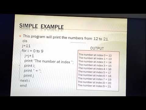Loop Structure in Qbasic