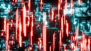 Sci-Fi Data Transfer Animation - Free HD Background