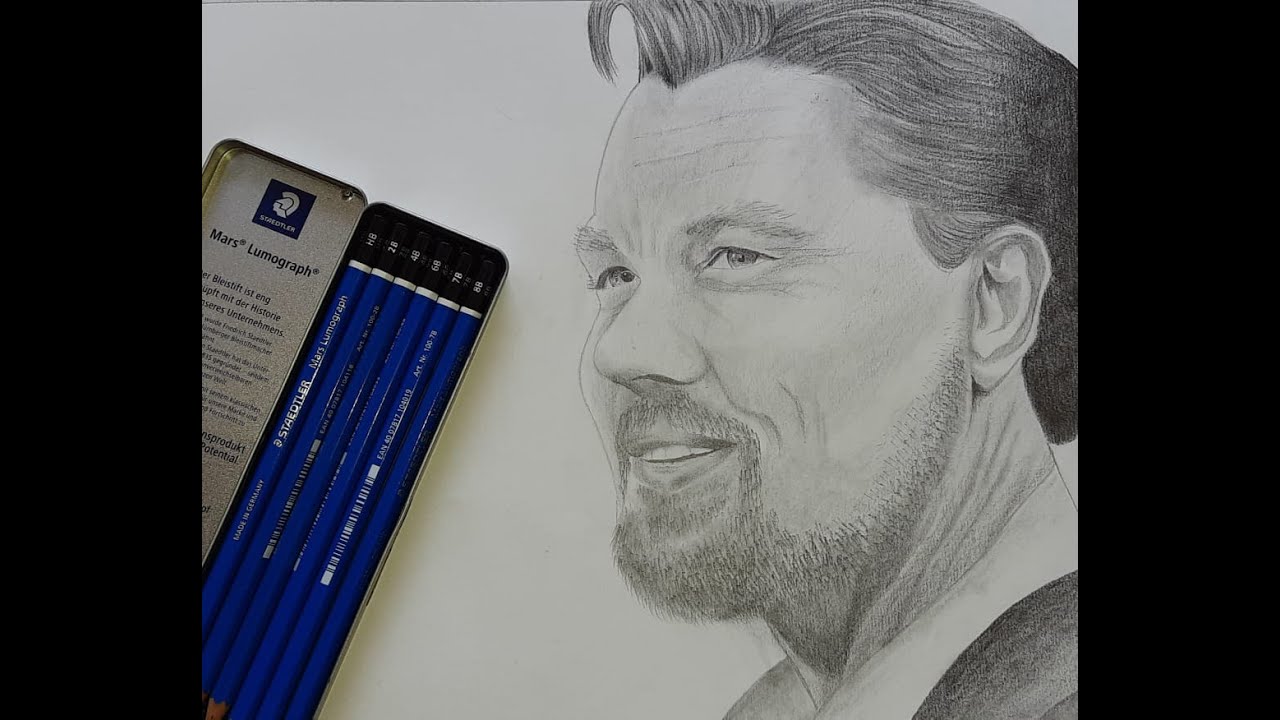 Sketch of Leonardo DiCaprio | Time Lapse | @neel.artify