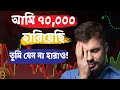আমি ৭০,০০০ টাকা হারিয়েছি! | Risk Management না জানলে তুমিও হারাবে | Trading Bangla 2026