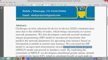 Mobility Aware Relay Selection in 5G D2D Communication Using Stochastic Model