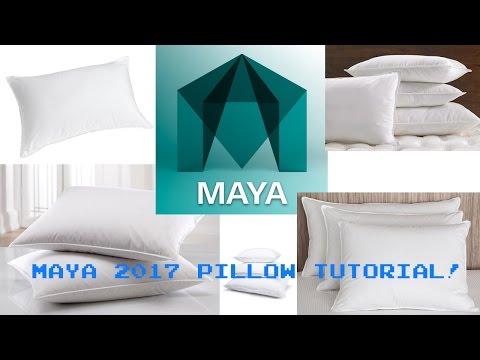 Maya 2017 Simples tutorial Pillow