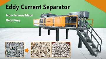 How the Eddy Current Separator Works: High-Speed Metal Separation!