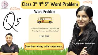 Class 3rd 4th 5th Word Problem Series | Q5 | Maths Mela Book | By Saloni ma'am #maths #wordproblems