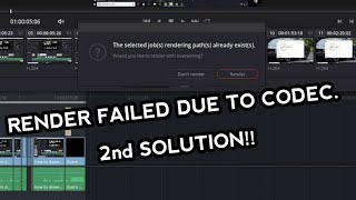 Davinci Resolve 15: Rendering failed due to codec solution 2 - Frame Rate