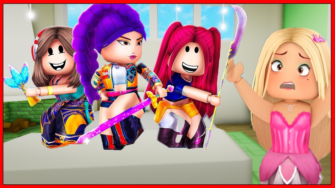 KPOP DEMON HUNTER Kızlarının Arasına Sızdım! 😱 ROBLOX BROOKHAVEN KÜBRA NİSA