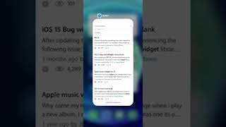 IOS 15 : widget bug (iPhone 12)