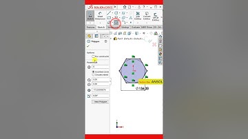 Solidworks tips |  Sketch polygon
