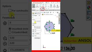 Solidworks tips |  Sketch polygon