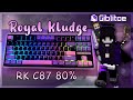 RK C87 80% TKL Keyboard Unboxing | Bedwars ASMR Gameplay