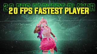 WORLD'S 20 FPS FASTEST PLAYER⚠️ | LOW END DEVICE PRO PLAYER | 2GB RAM PLAYER | PUBG MOBILE MONTAGE screenshot 4