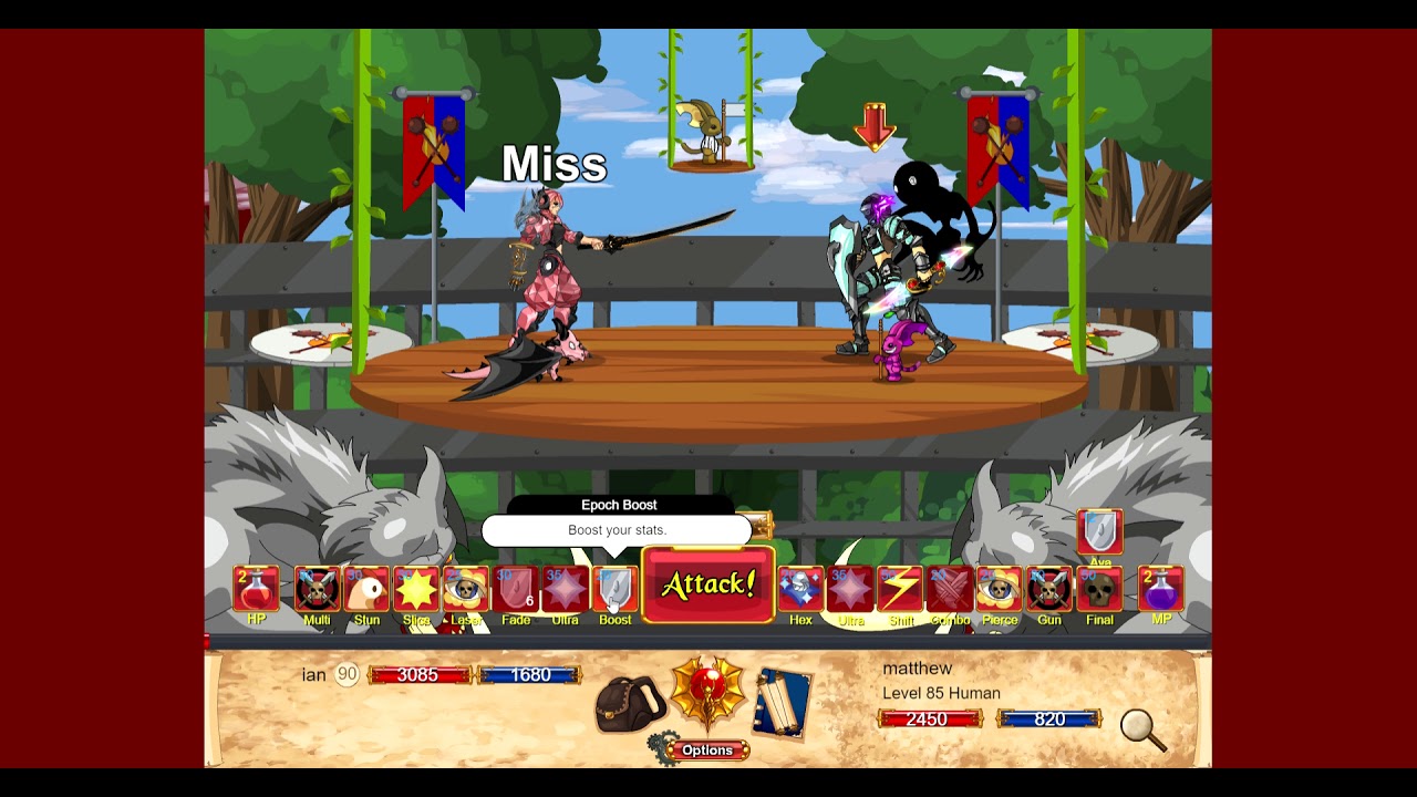 Dragonfable: Dragonbyte Epoch Combo Test (Pretty Powerful) (Pre 2/5/2021 Changes)