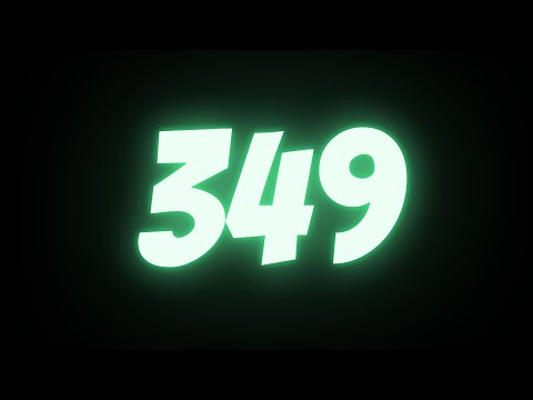 [3:49] 349 Seconds Countdown with Every Second Beeps | 349s Time Alarm Loud Noise When Ends 1080p