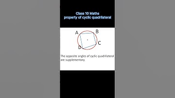 Theorem of Cyclic quadrilateral/circle/Class 10 Maths #class10maths #maharashtraboardexam2025
