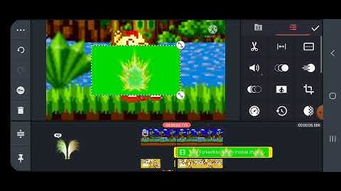 sprite animating on kinemaster part 2 : how to ad a green screen effect?