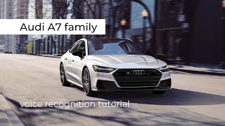 A7 Family | Voice Recognition Tutorial