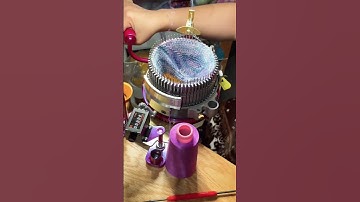 Knitting a CSM sock in 45 seconds #erlbacherspeedster #handdyedyarn #sweetgeorgiayarns