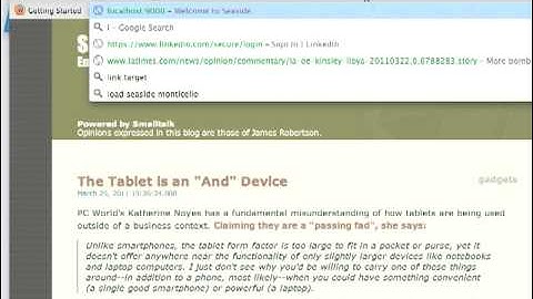 ST 4U 62: Starting the Seaside Server in Pharo