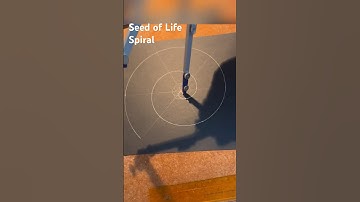 How to draw a Seed of Life Spiral. fast