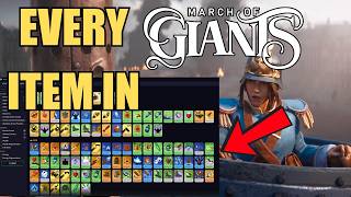 Every Item in March of Giants
