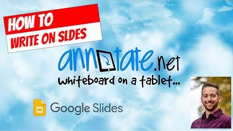Write and Save Your Annotations on Google Slides While Presenting!