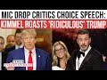 Jimmy Kimmel Thanks Trump in Viral Critics Choice Speech 🎤