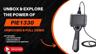 Pie1330 Portable Industrial Endoscope Full Review, Features Demo