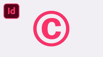 How to Insert a Copyright Symbol In Adobe InDesign