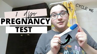 Live Pregnancy Test at 8 dpo || Faint line on clearblue and Pregnancy Symptoms || TTC Baby #3 Cycle Wealth