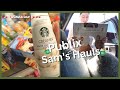 Last minute shopping! Publix and Sam&#39;s Club hauls! Vlogmas day 6!