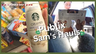 Last minute shopping! Publix and Sam's Club hauls! Vlogmas day 6!