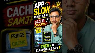 Why Your App is SLOW? 😳 (Cache Explained in 30 sec) #backend #systemdesign