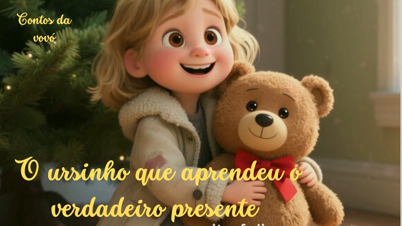 História Infantil de Natal | O Ursinho que Aprendeu o Verdadeiro Presente | Vovó Conta 