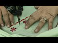 Cutwork design with Machine embroidery