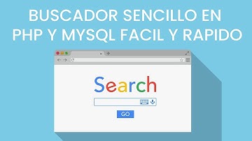 Buscador en php y mysql facil y rapido sencillo