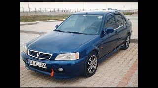 Az bilinen çok güzel arabalar serisi: 1999 model Honda Euro Civic 1.6 16 valf İES motor 127 HP