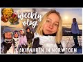 [weekly vlog] 1. Mal SKIFAHREN in Norwegen, Zimtschnecken retten, Henna Freckles &amp; Schlittenfahren..