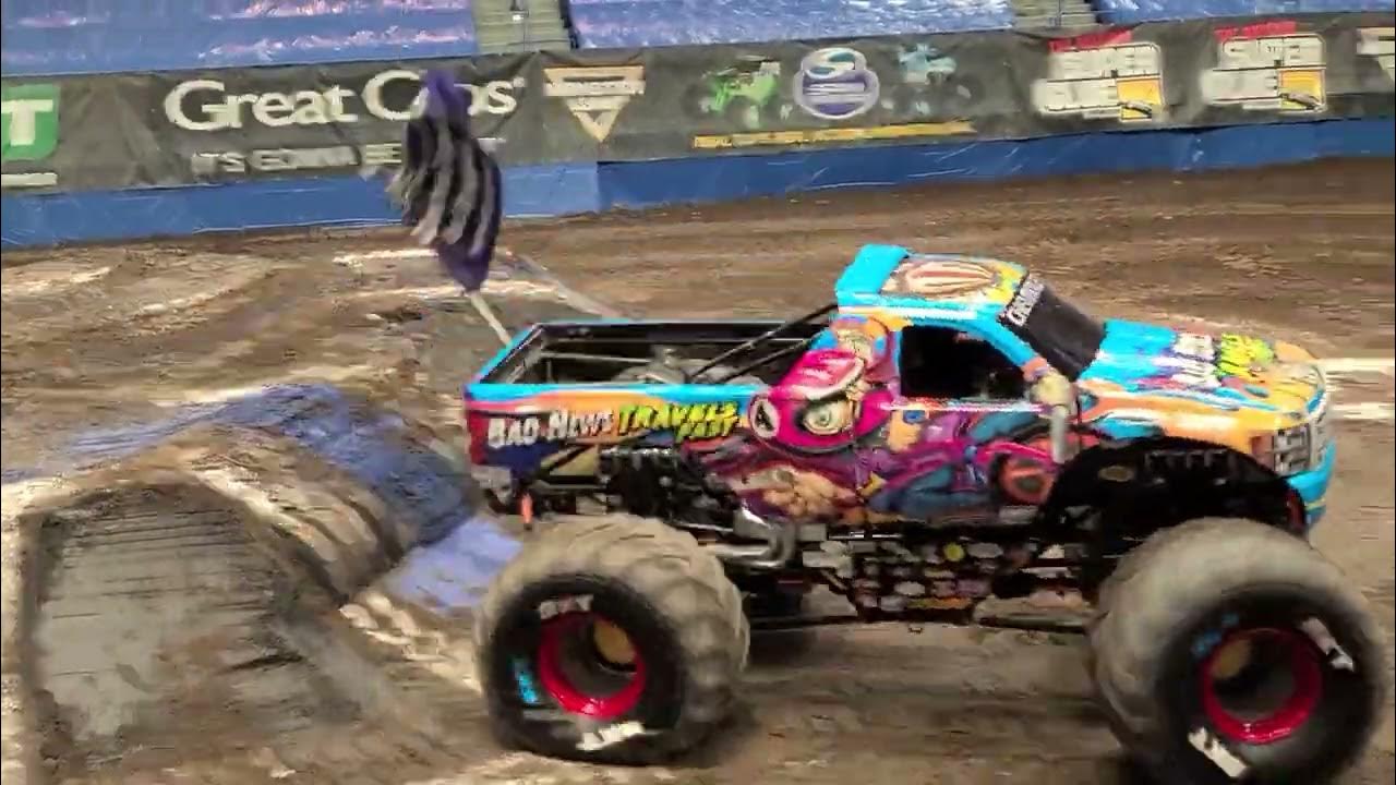 Monster Jam 2022 XL Center Great Clips 2 Wheel Skills Challenge Bad