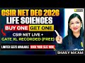 CSIR NET Dec 2026 Life Sciences | Buy 1 Get 1 Free 🎯 | GATE XL Recorded Course | VedPrep Biology