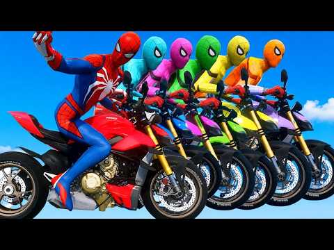 Spider-Man Rescue batman vs iron man vs venom funny Game GTA 5 superheros - Spider cool ss26