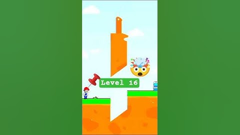 Slice To Save Puzzle Game Level 16 #Shorts #MobileGame   #video #lvl16