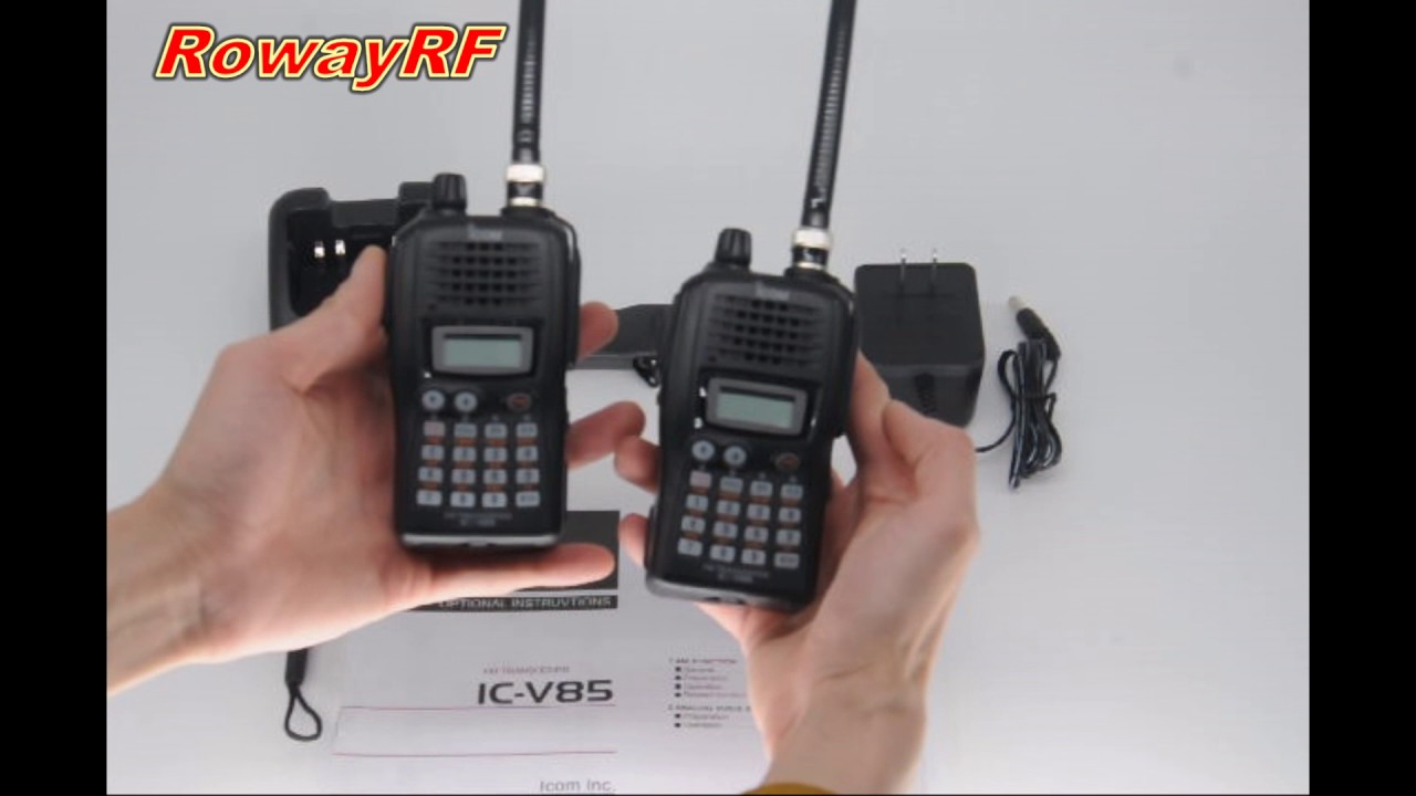 ICV85 VHF Walkie Talkie Two Way Radio YouTube