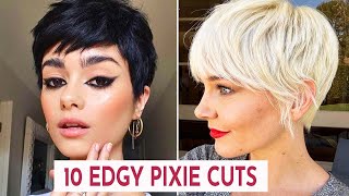 10 Edgy Pixie Haircut And Hairstyles | Short Haircut 2023 screenshot 5