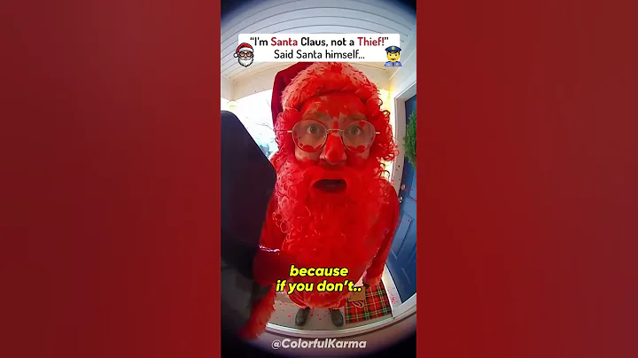 Santa Thief Gets Painted… Then Tries to Blame the Homeowner 😭🎅 #porchpirate