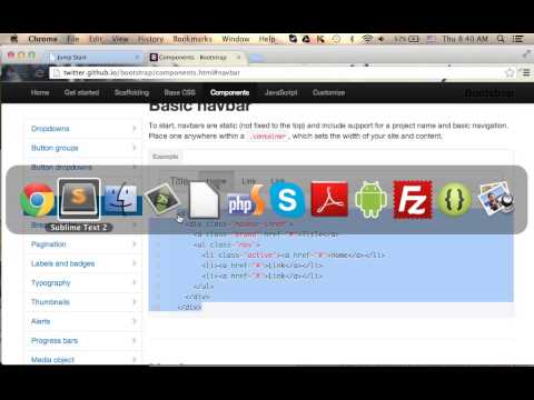 Twitter Bootstrap Jump Start