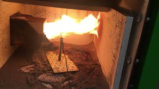 Test bruciatore pellet 24 kW